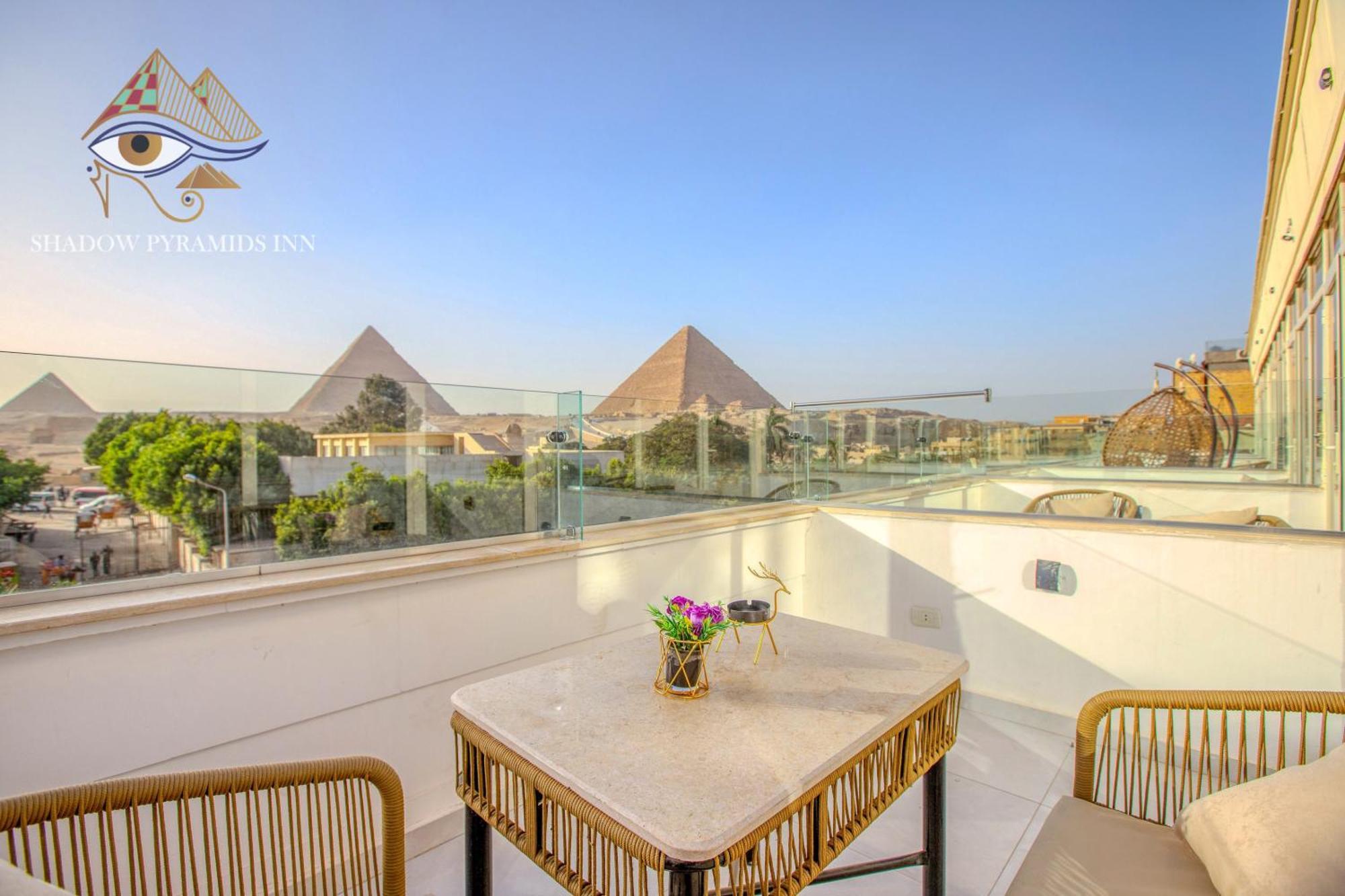 Shadow Pyramids Suites And Jacuzzi Kafret el-Gabal Kültér fotó