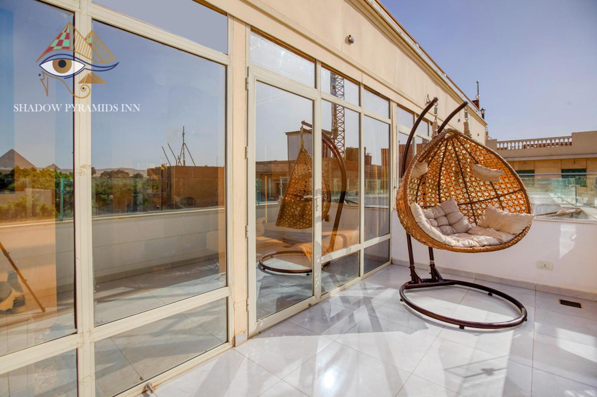Shadow Pyramids Suites And Jacuzzi Kafret el-Gabal Kültér fotó
