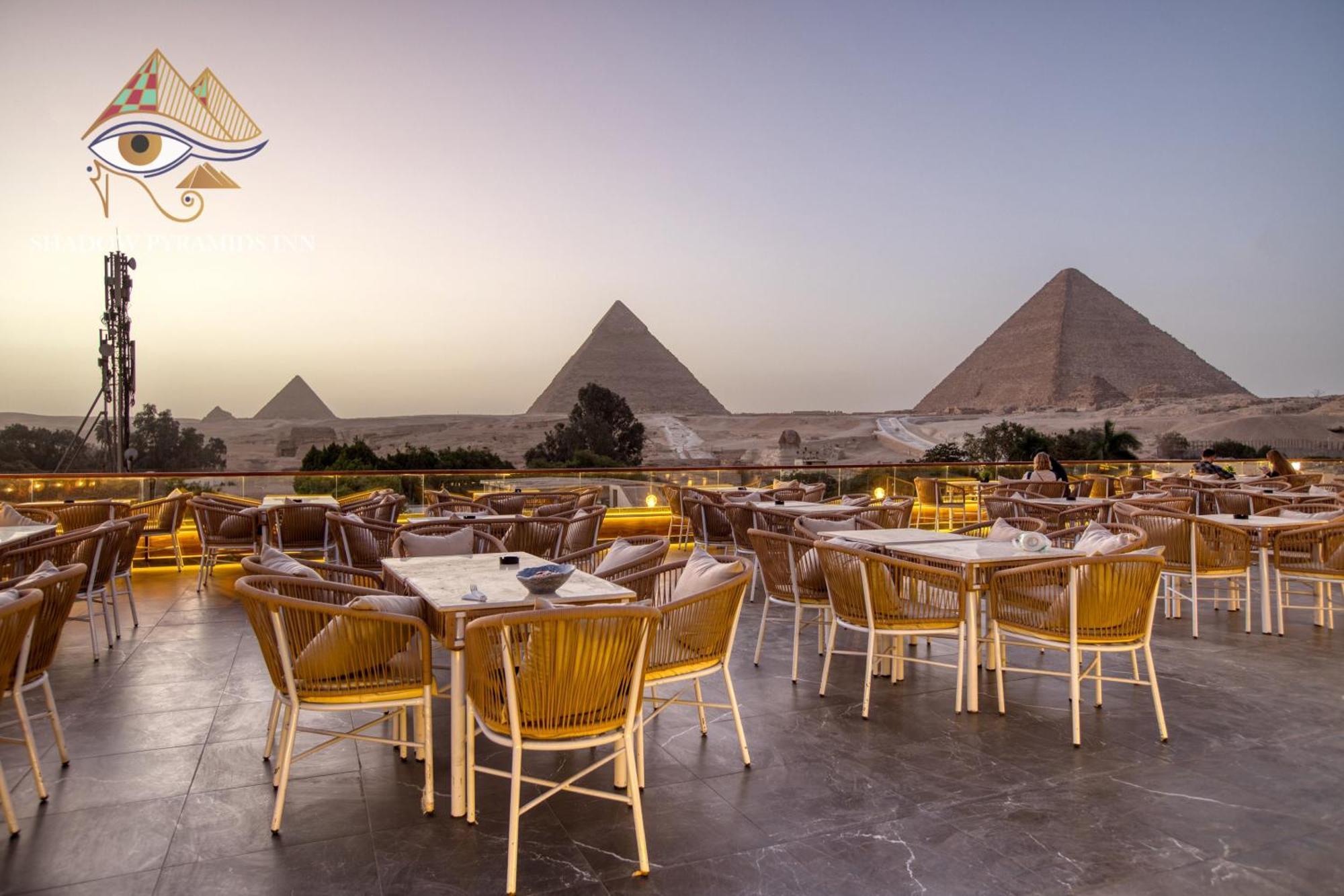 Shadow Pyramids Suites And Jacuzzi Kafret el-Gabal Kültér fotó